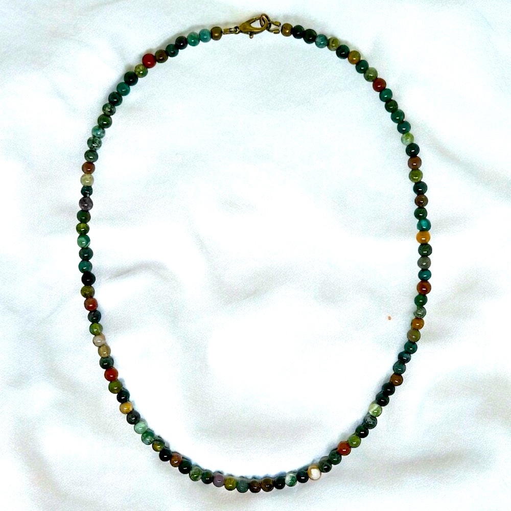 Handmade Indian Agate Necklace